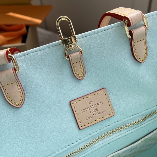 ルイヴィトンバッグ素材ディテール